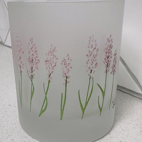 Dartington Designs Frosted Floral Lowball Glasses- Set of 8 - Picture 4 of 6